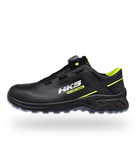 HKS Energy AirGuard Neon Black Boa munkavédelmi cipő